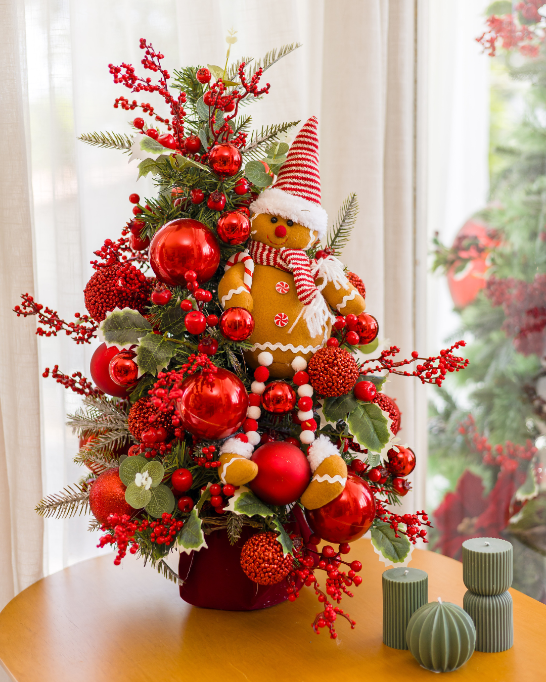 Árvore de Natal Gingerbread Joy- 60cm