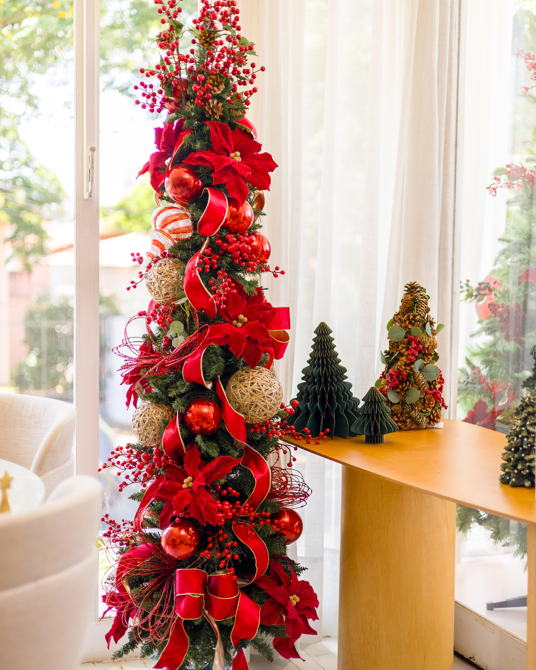 Árvore de Natal Red Velvet - 1,8m