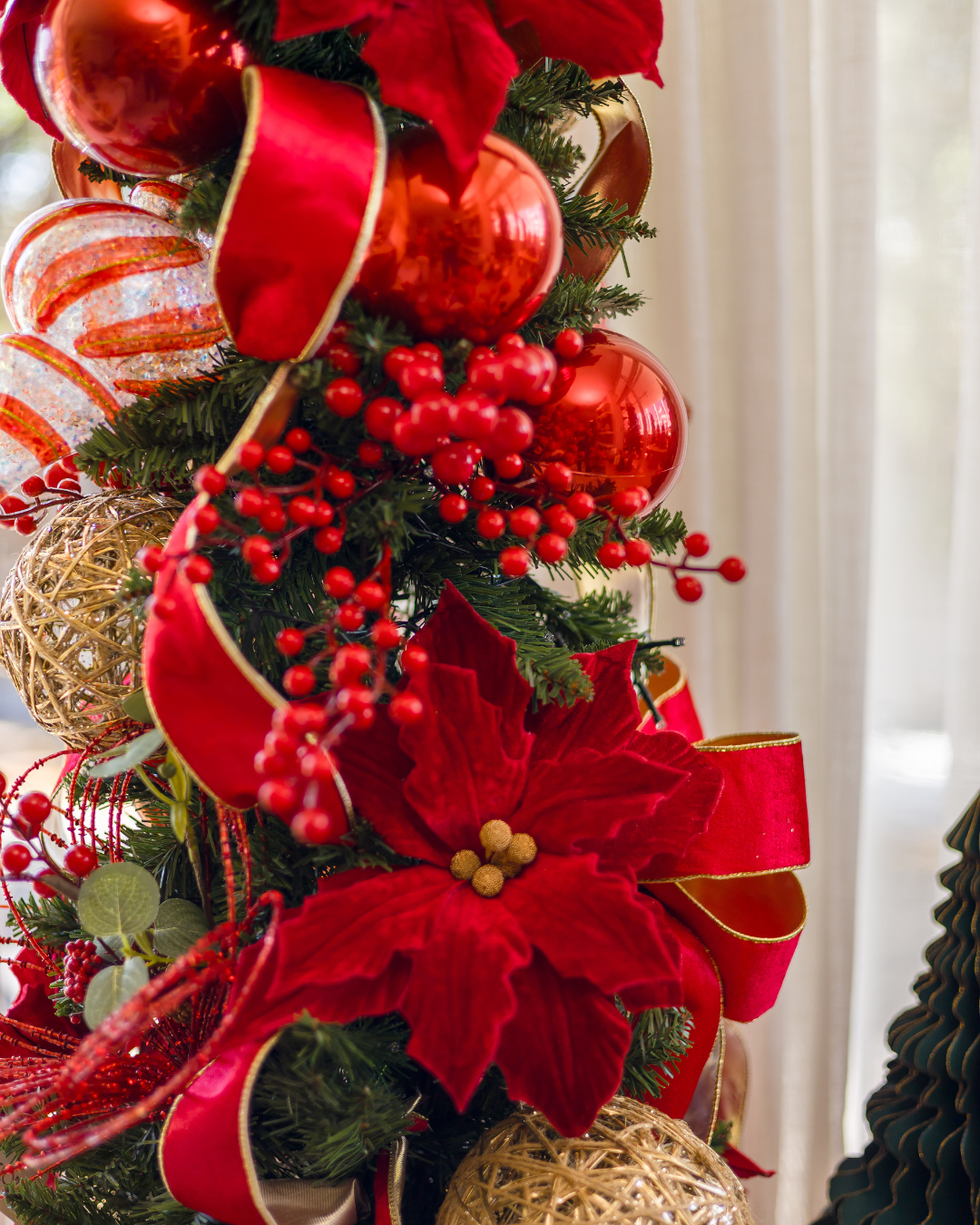 Árvore de Natal Red Velvet - 1,8m