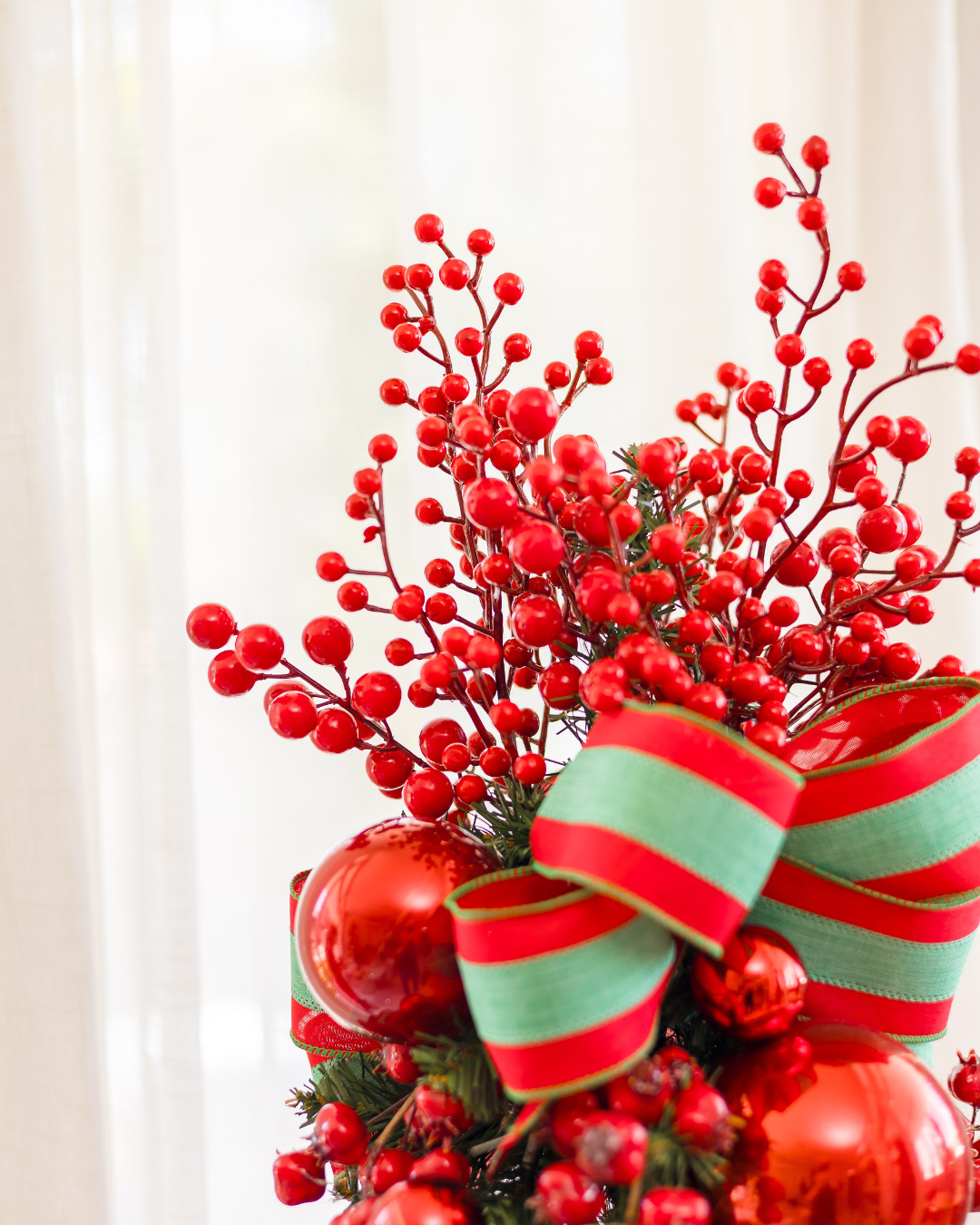 Árvore de Natal Festive Holly - 90cm