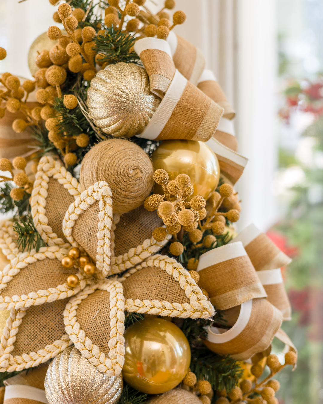 Árvore de Natal Rustic Gold - 90cm