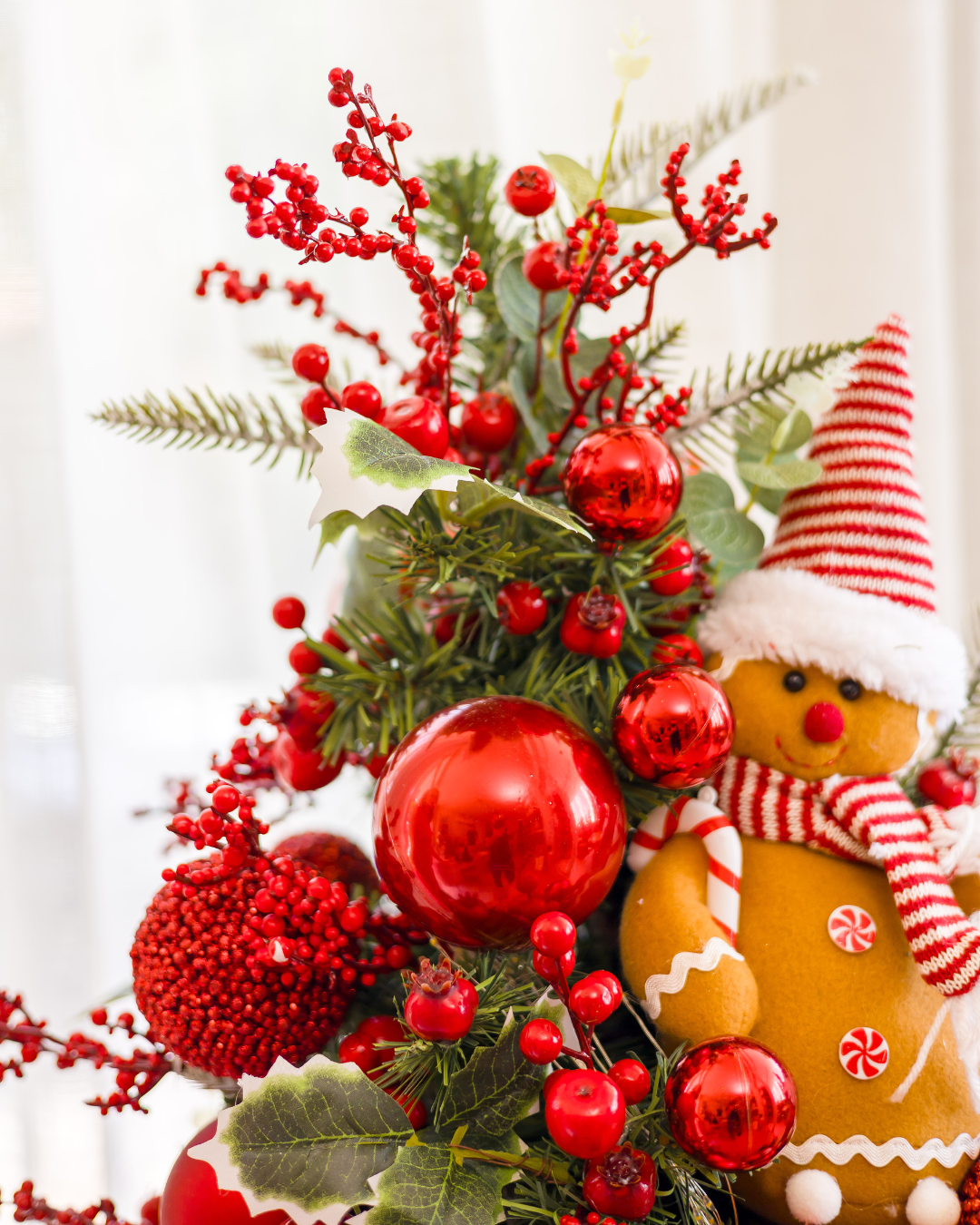 Árvore de Natal Gingerbread Joy- 60cm
