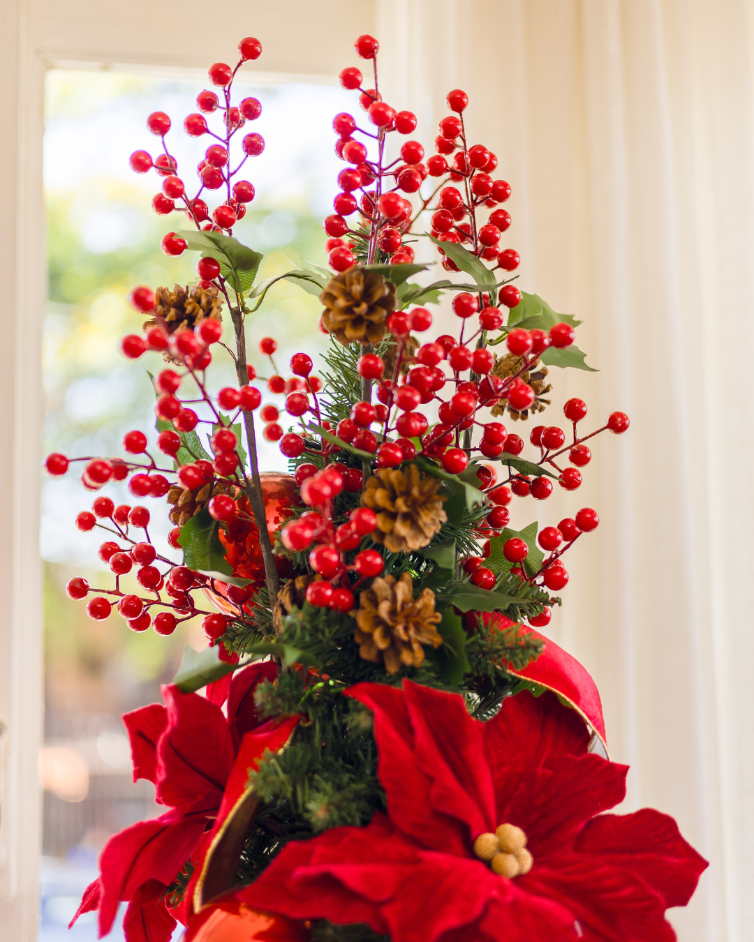 Árvore de Natal Red Velvet - 1,8m