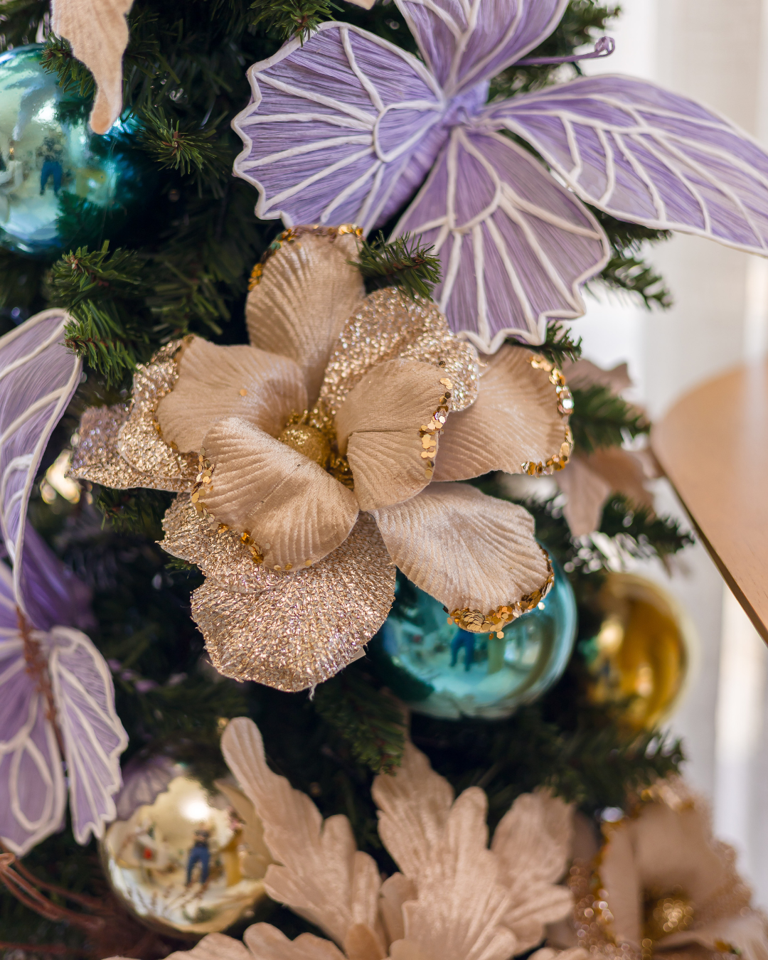 Árvore de Natal Enchanted Butterfly - 1,8m