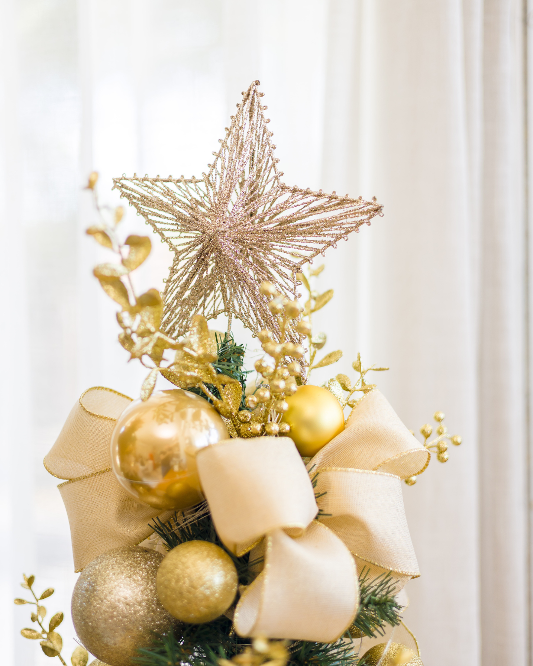 Árvore de Natal Golden Star - 75cm