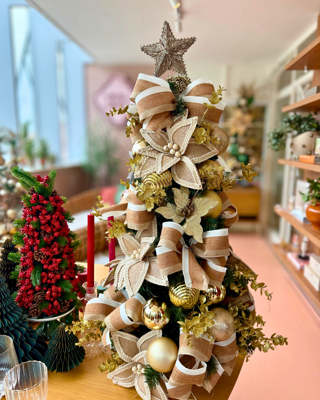 Árvore de Natal Rustic Gold II - 90cm
