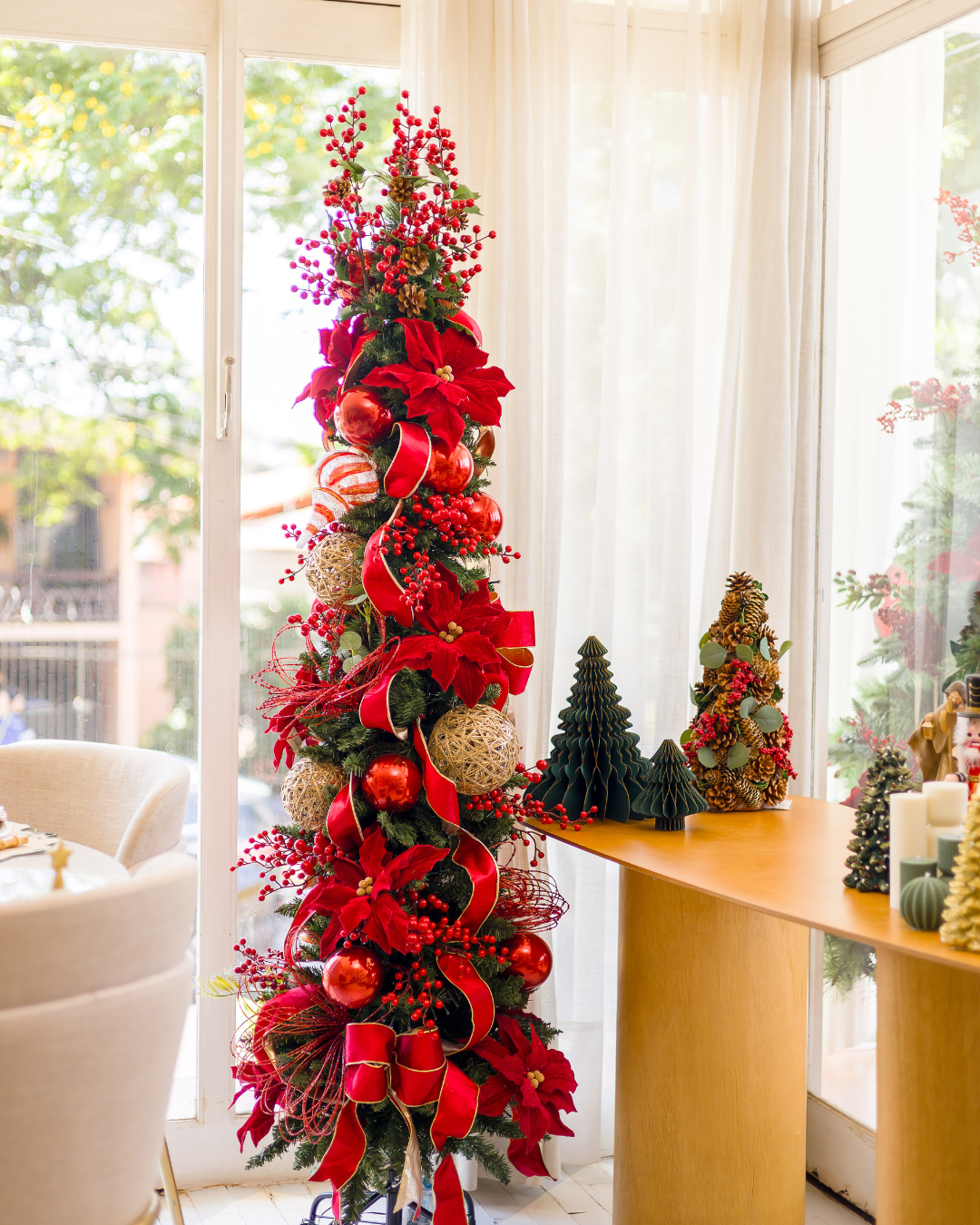 Árvore de Natal Red Velvet - 1,8m