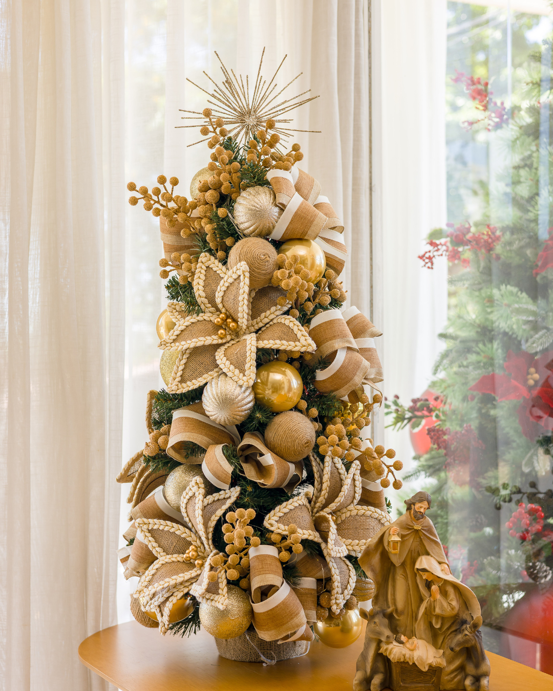Árvore de Natal Rustic Gold - 90cm