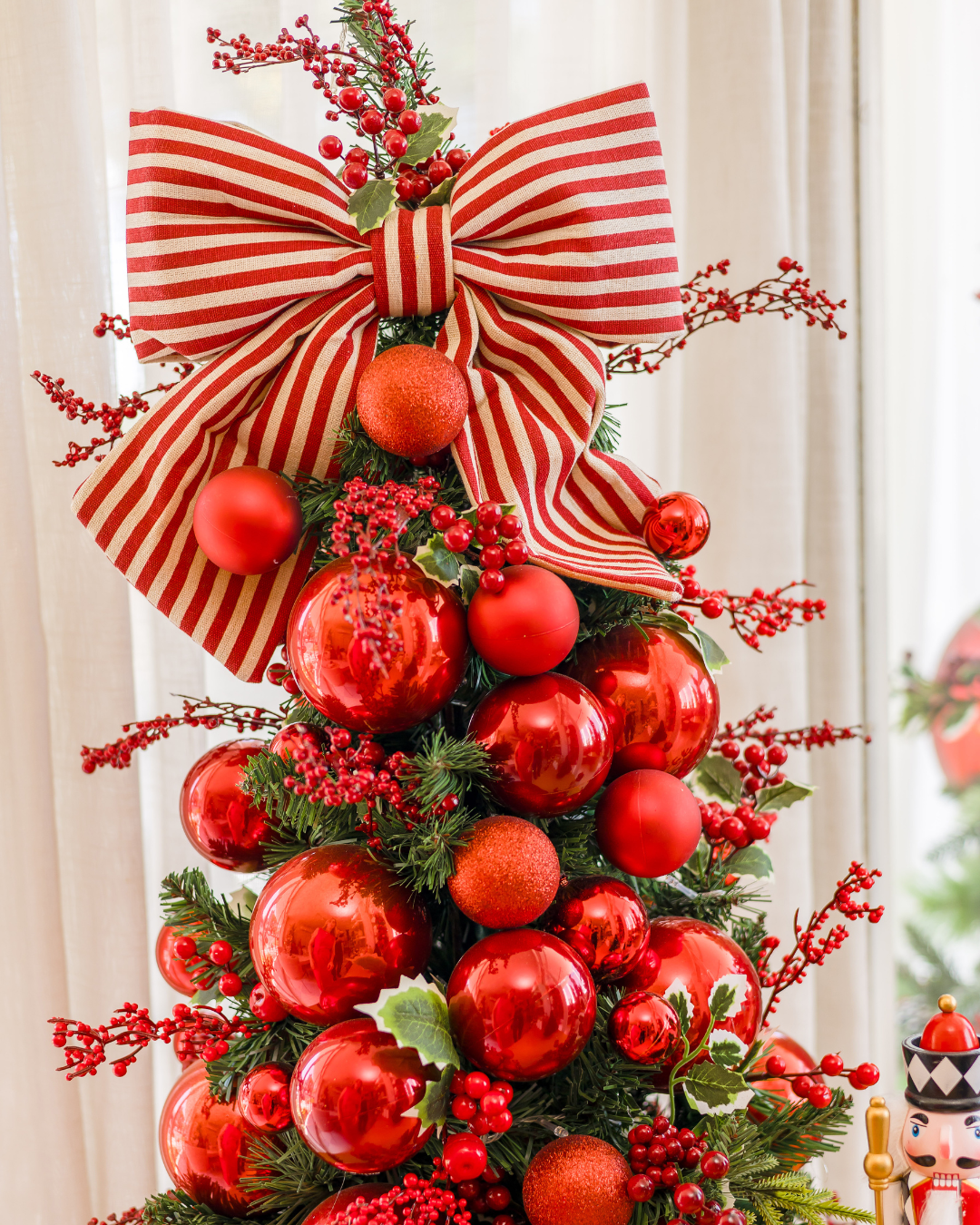 Árvore de Natal Candy Ribbon - 80cm