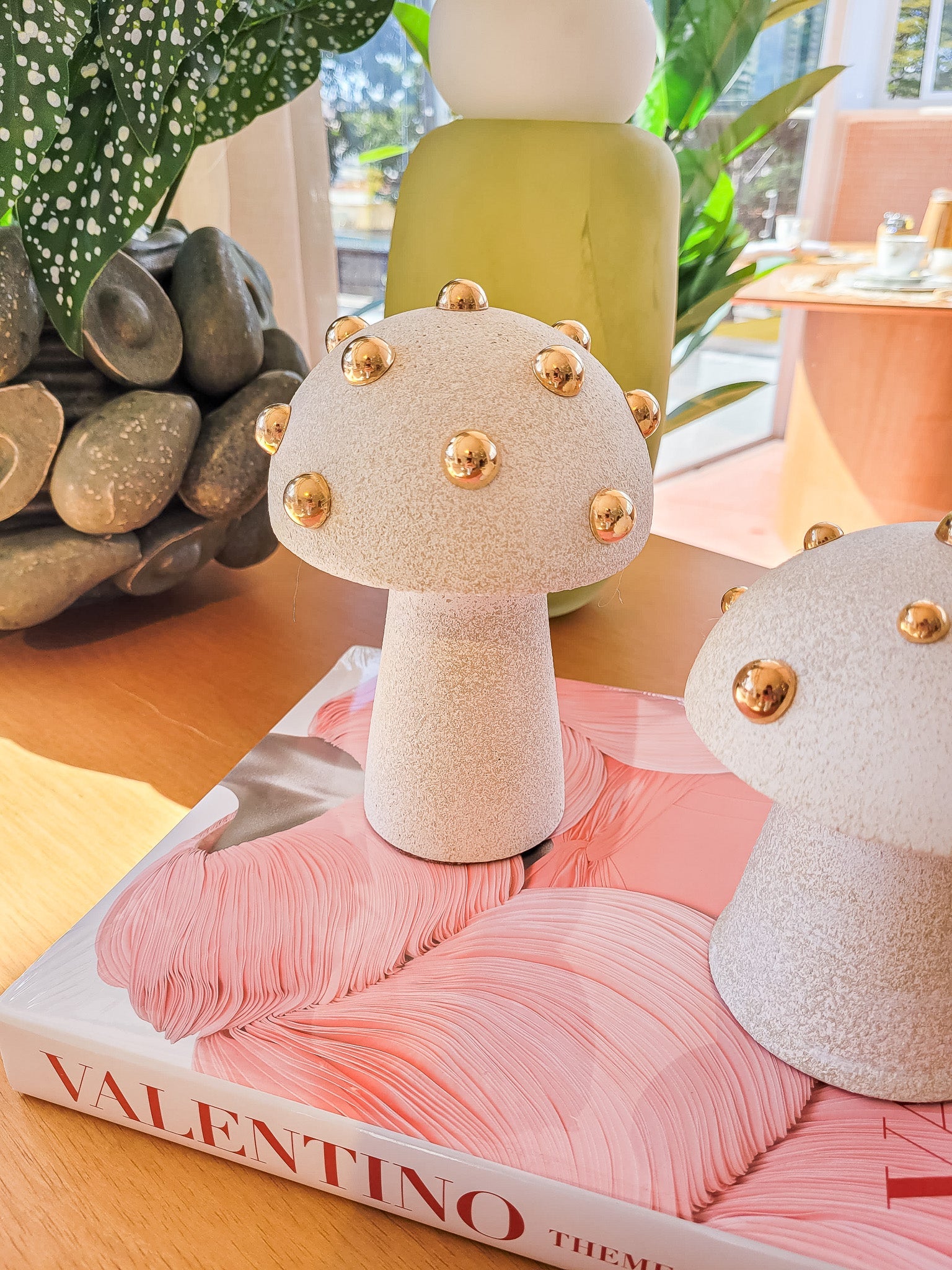 Escultura DotShroom Grande em Cerâmica