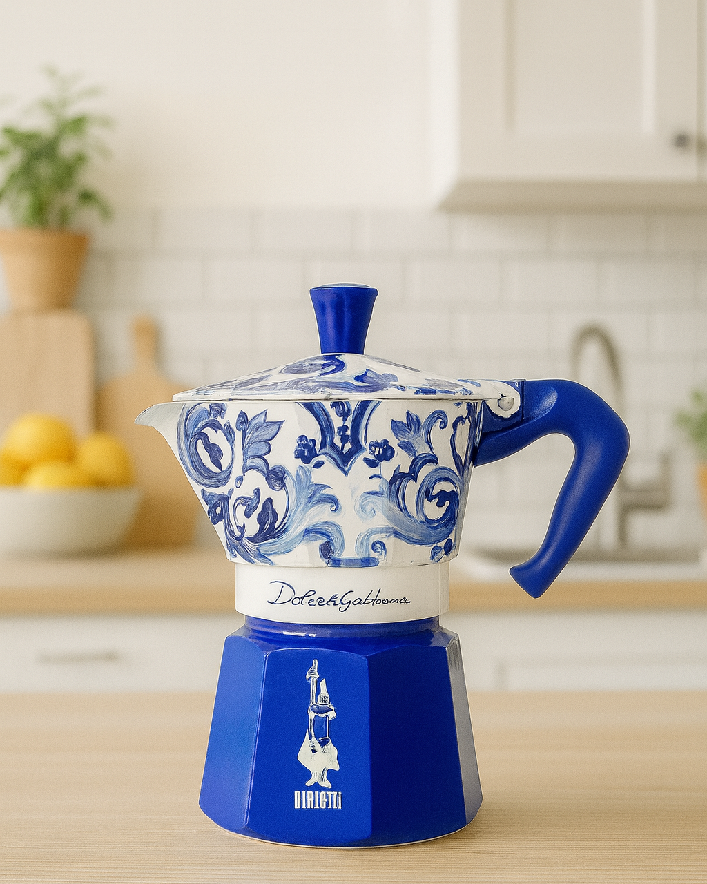 Cafeteira Bialetti Dolce & Gabbana Blue