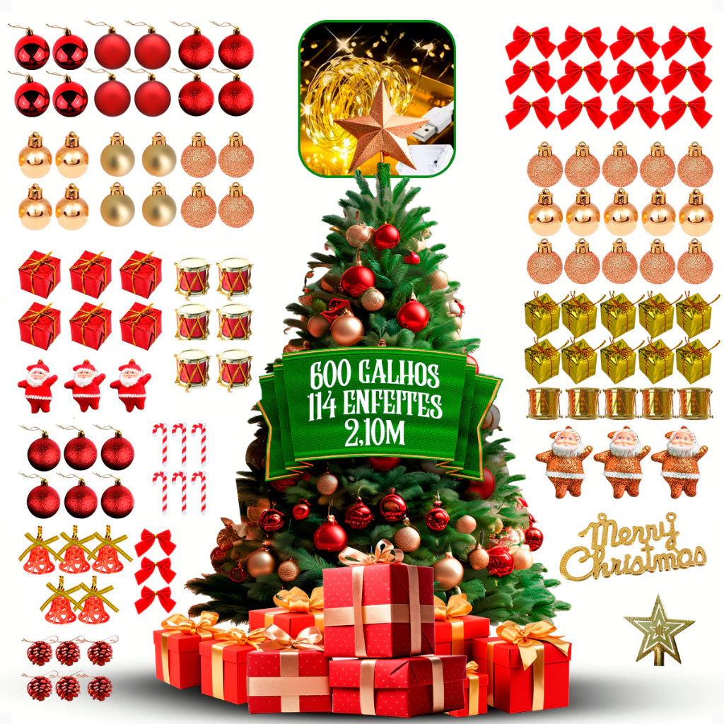 Árvore de Natal + Efeites Gratuitos