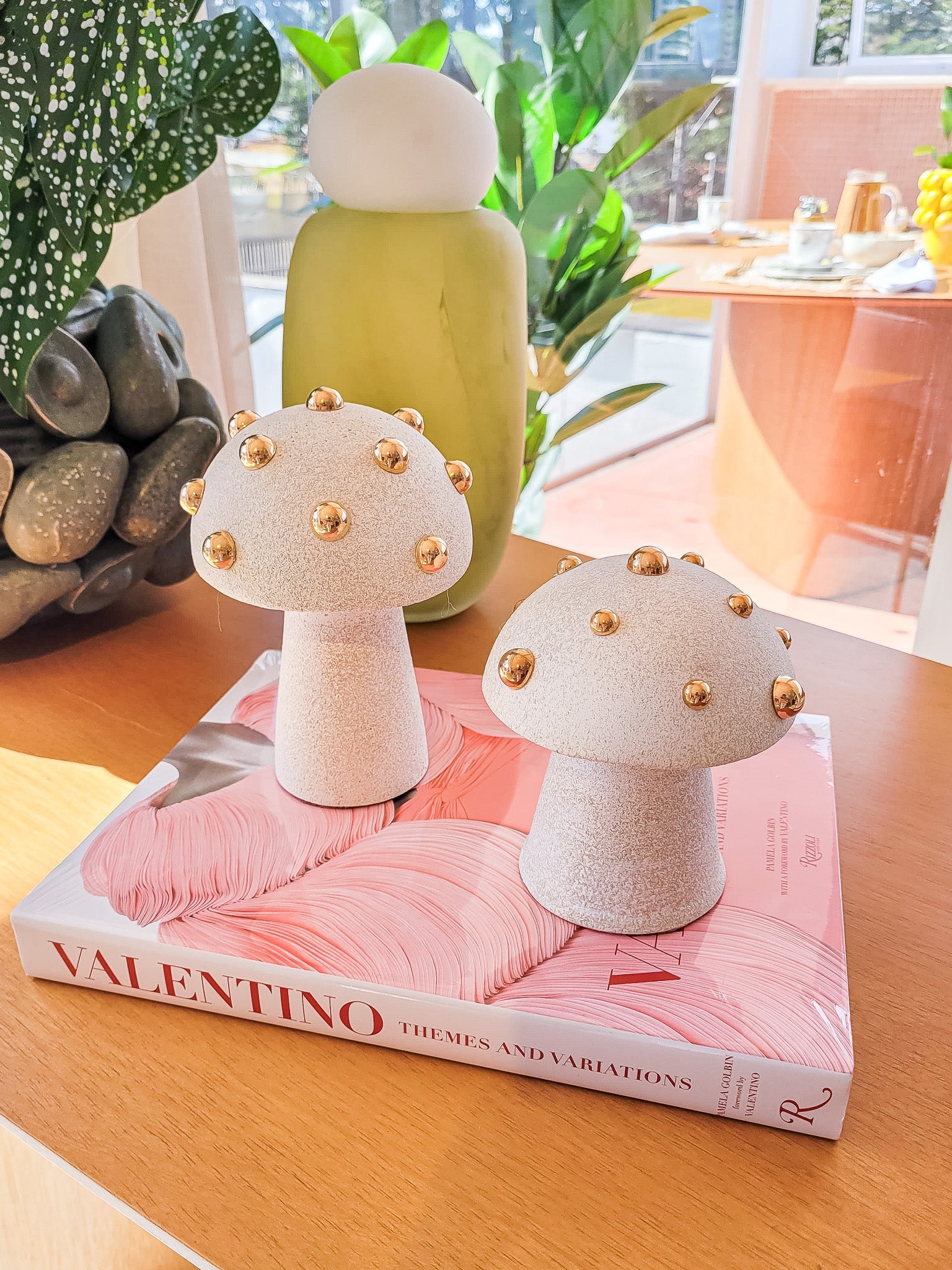 Escultura DotShroom Grande em Cerâmica